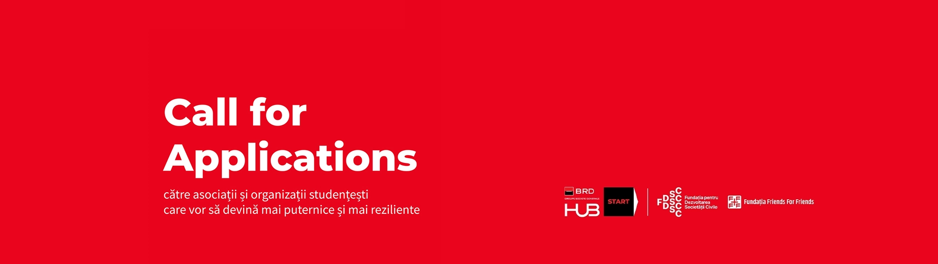 BRD HUB START – Dăm startul unui program unic dedicat asociațiilor studențești din România.